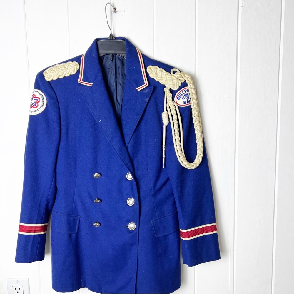 Vintage Joseph Webber 1970’s Marching Band Uniform Jacket - Bicentennial Patch